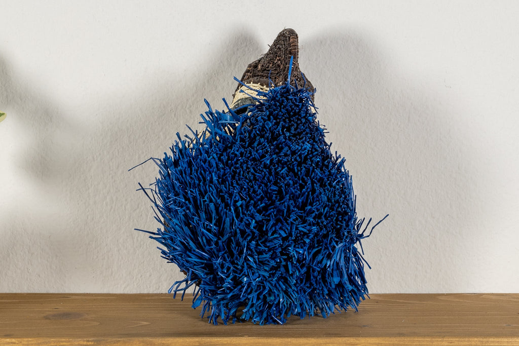 Blue Military Macaw Bird Mask