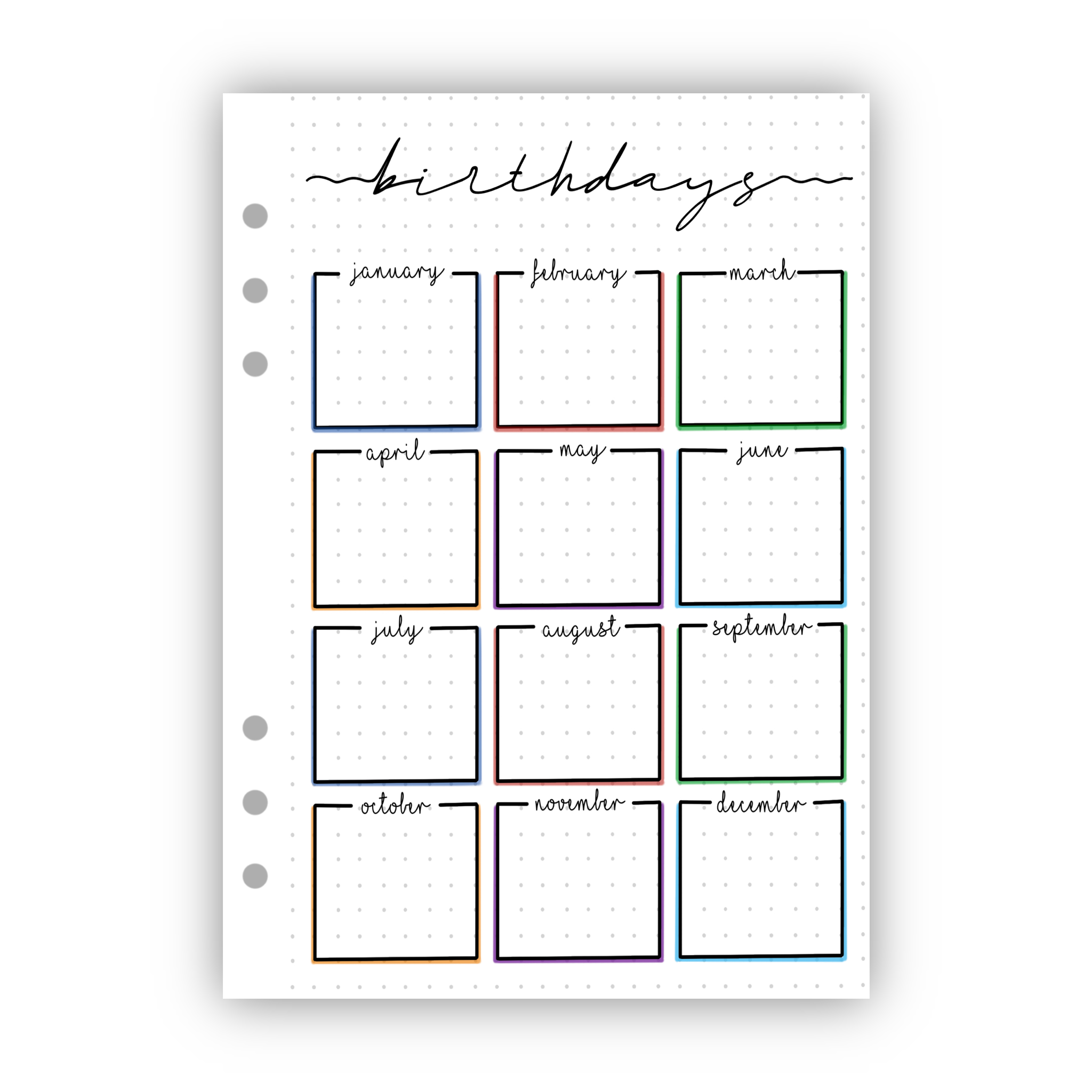Birthday Tracker