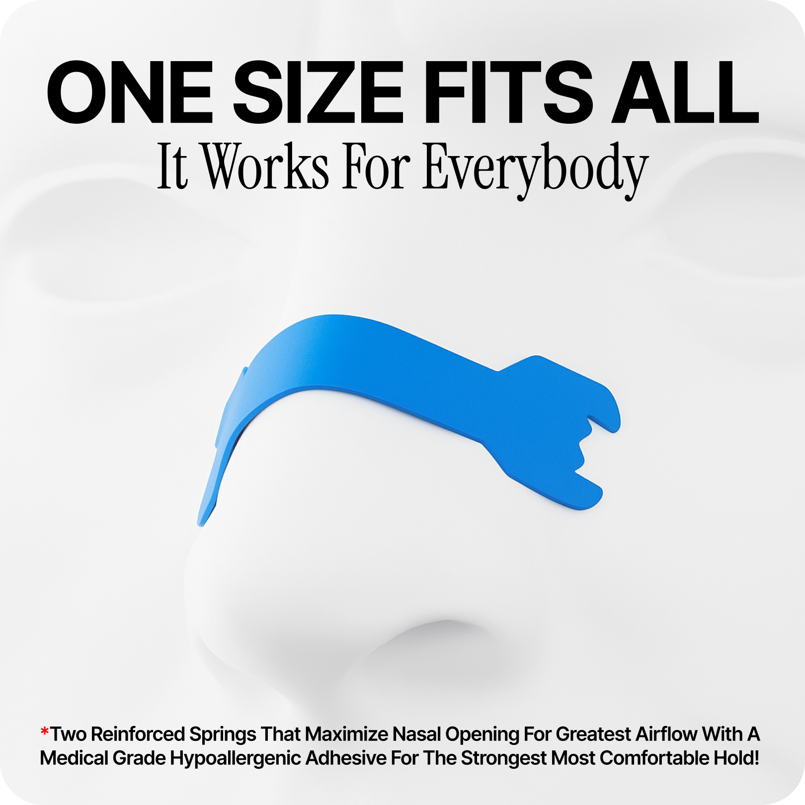 Blue Nasal Strips