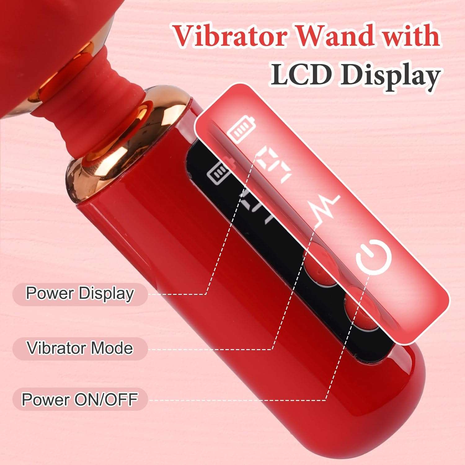 PowerRose Petal Wand Clitoris Vibrator