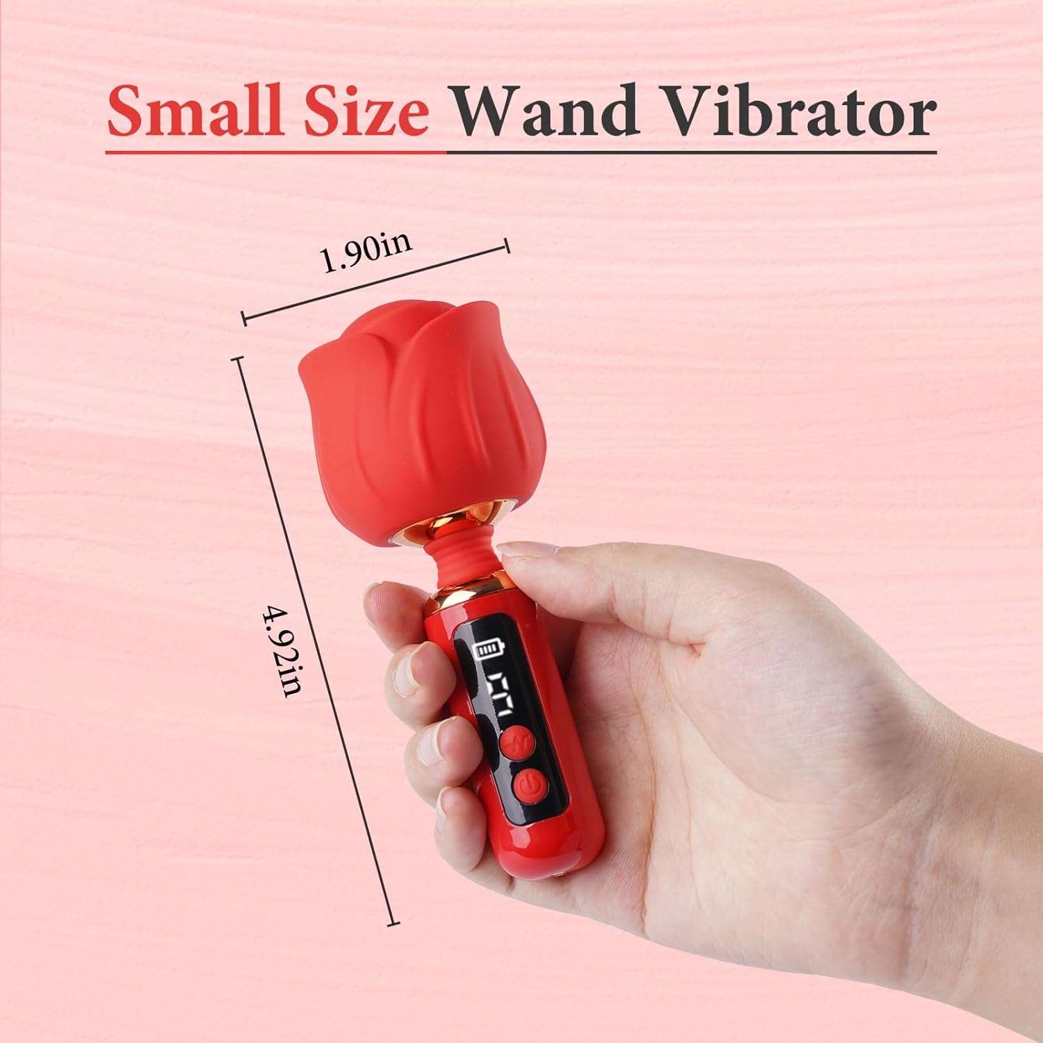 PowerRose Petal Wand Clitoris Vibrator