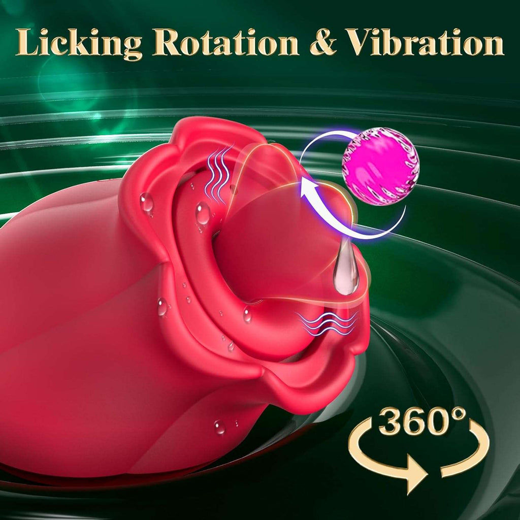 Blooming Rose Clitoral Suction Vibrator