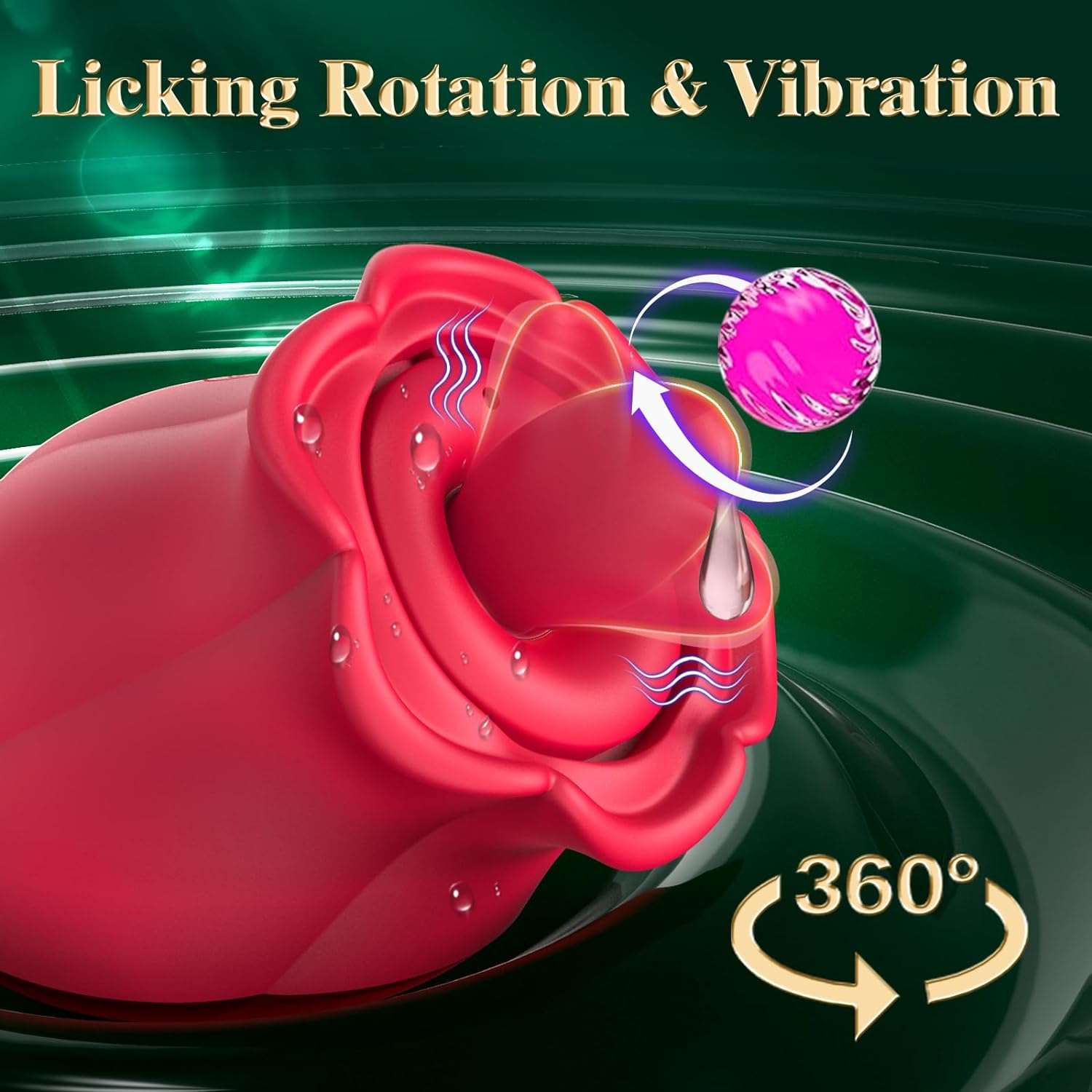 Blooming Rose Clitoral Suction Vibrator