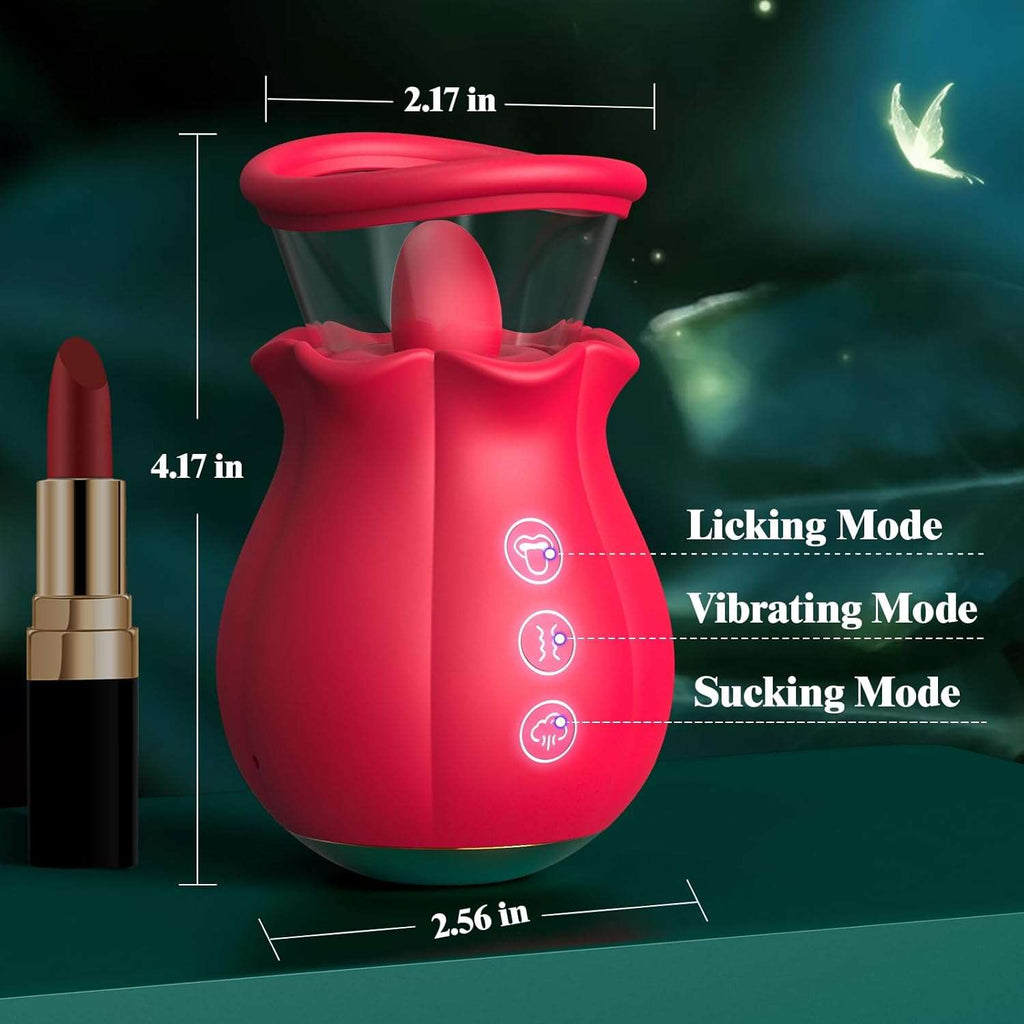 Blooming Rose Clitoral Suction Vibrator