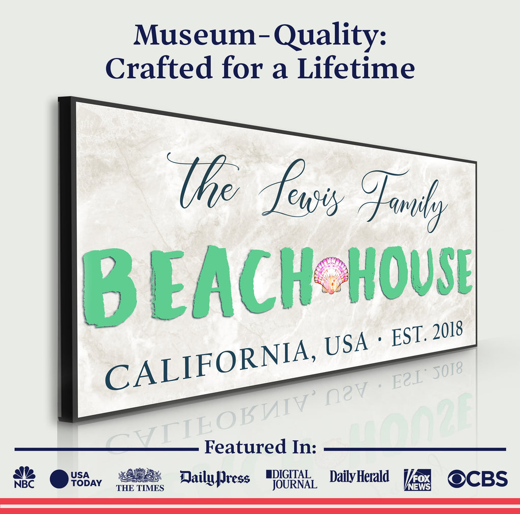 Beach House Sign III