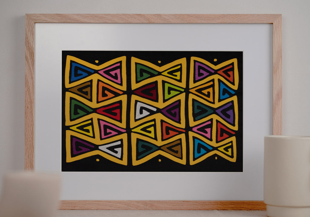 Black And Golden Bowtie Mola