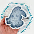 Bunny with Carrot Freshie Mold