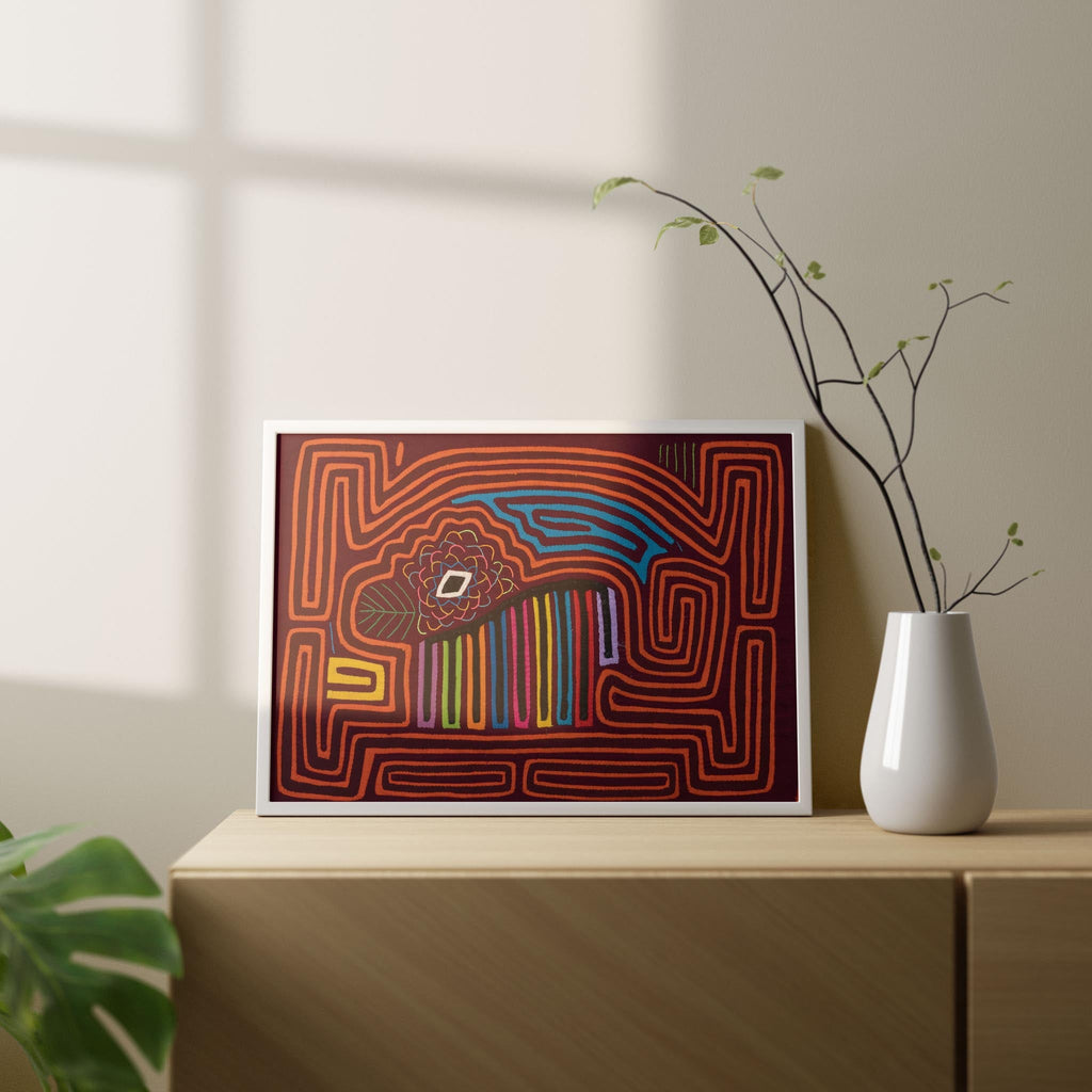 Rainbow Sheep Dog in Maze Mola