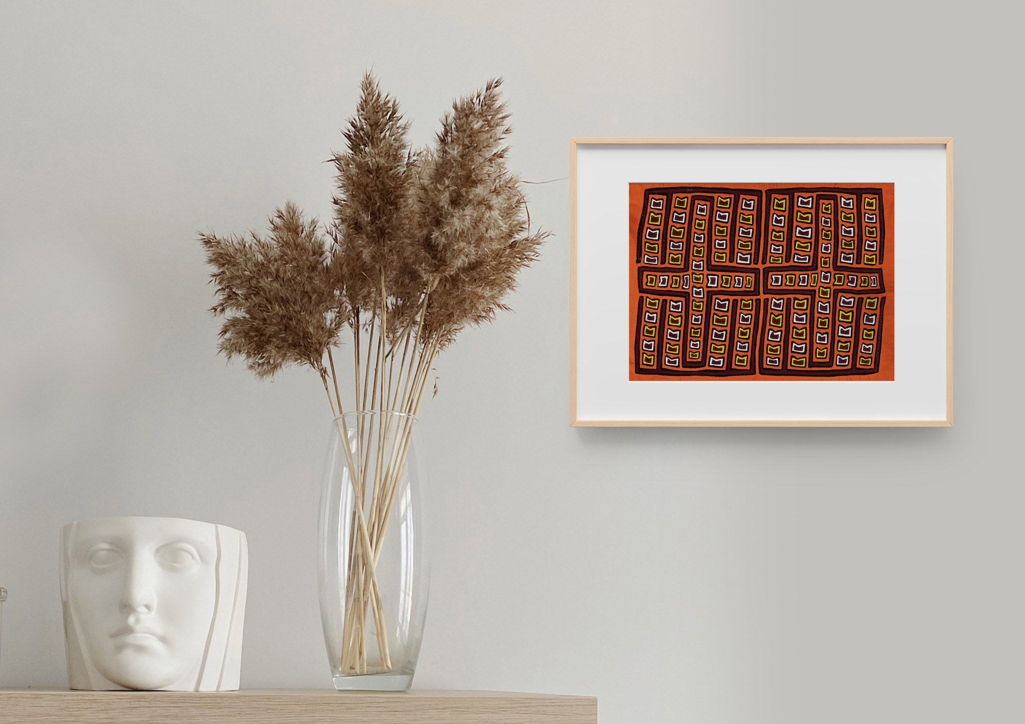 Christian Cross Orange Mola
