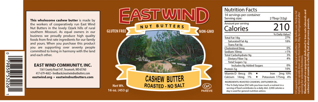 Cashew Butter- 2 Ingredients