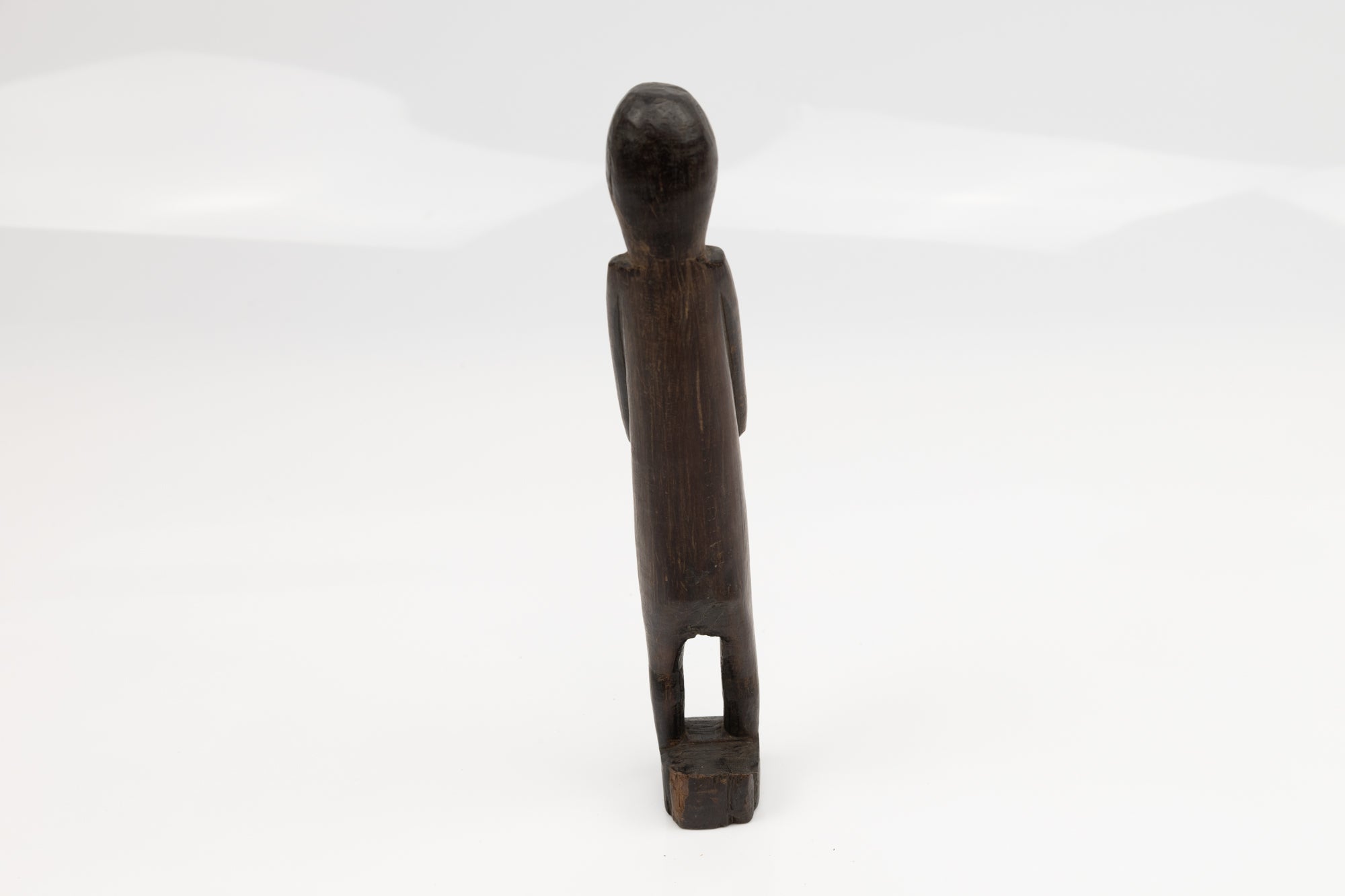 Hand Carved Cocobolo Wood Figure in Prayer Sculpture
