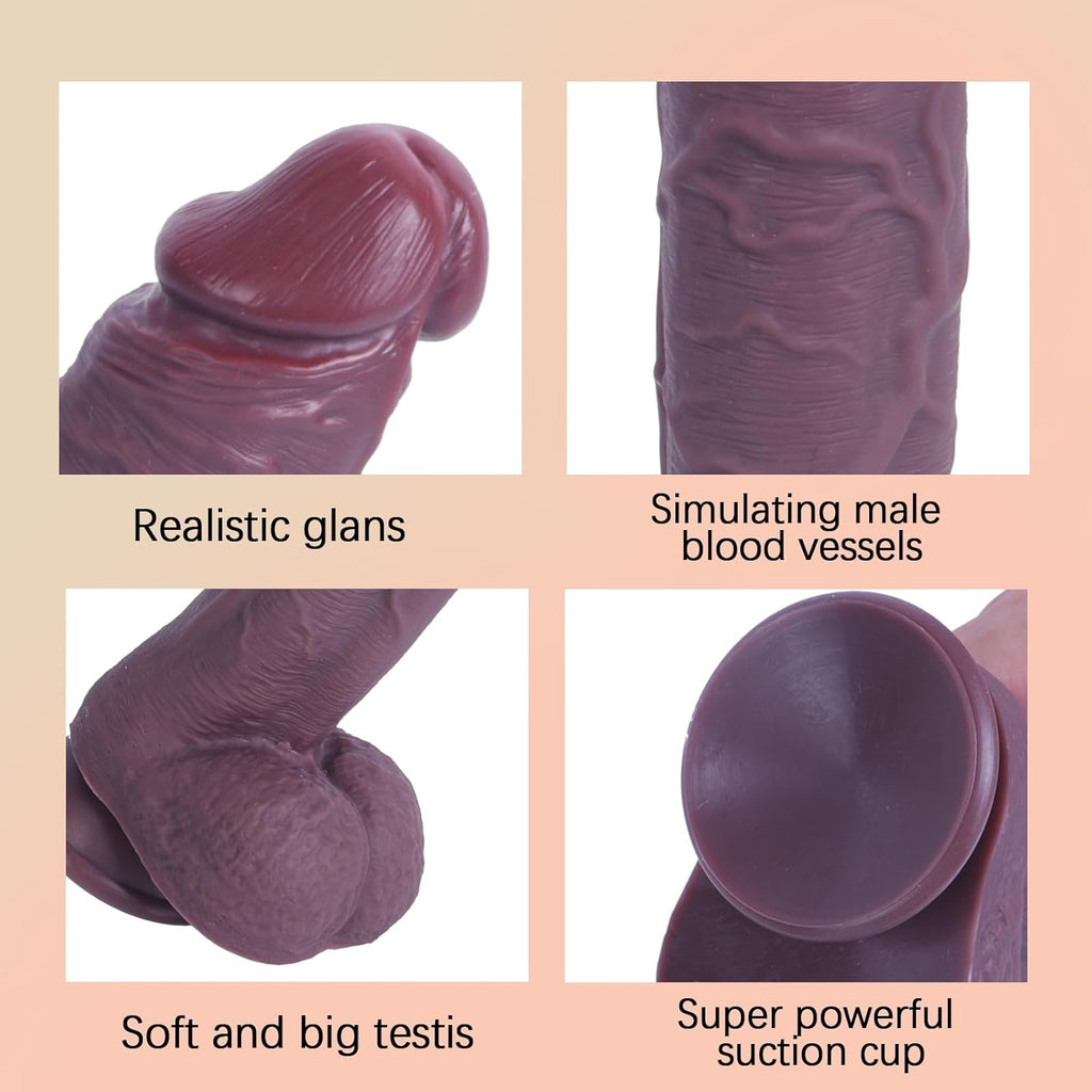 CoffeeBean 12" Huge Realistic Dildo