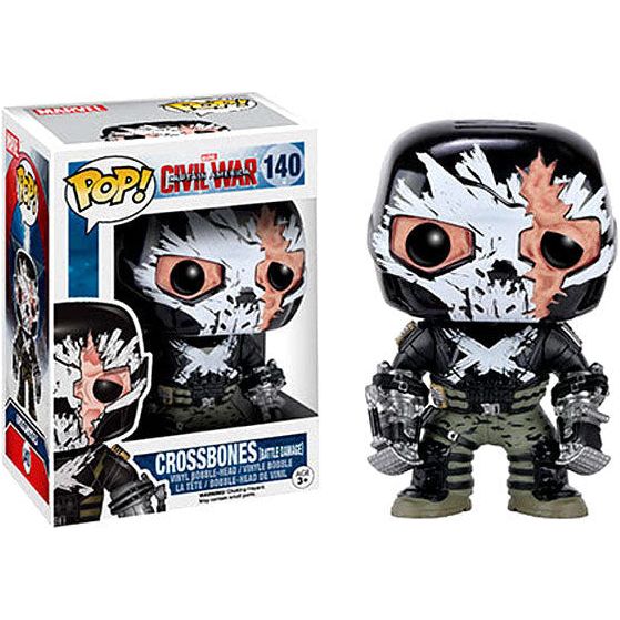 Crossbones Daño de Batalla #140 Funko POP Marvel
