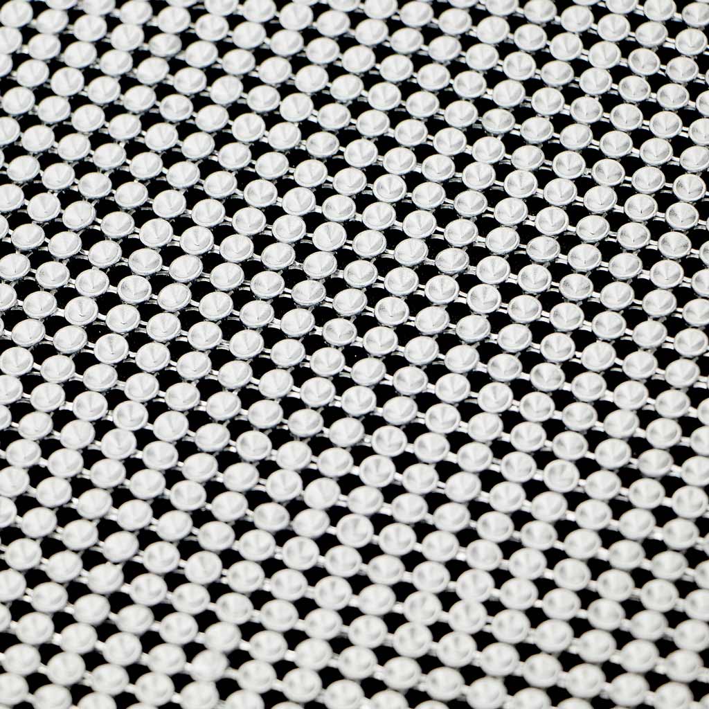Cupped Aluminum Scale Mesh | Blue Moon Fabrics