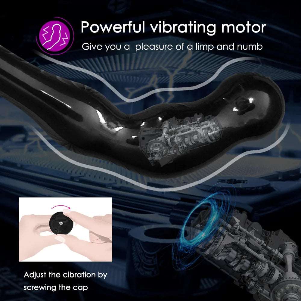 Premium Intense Curved Anal Vibrator