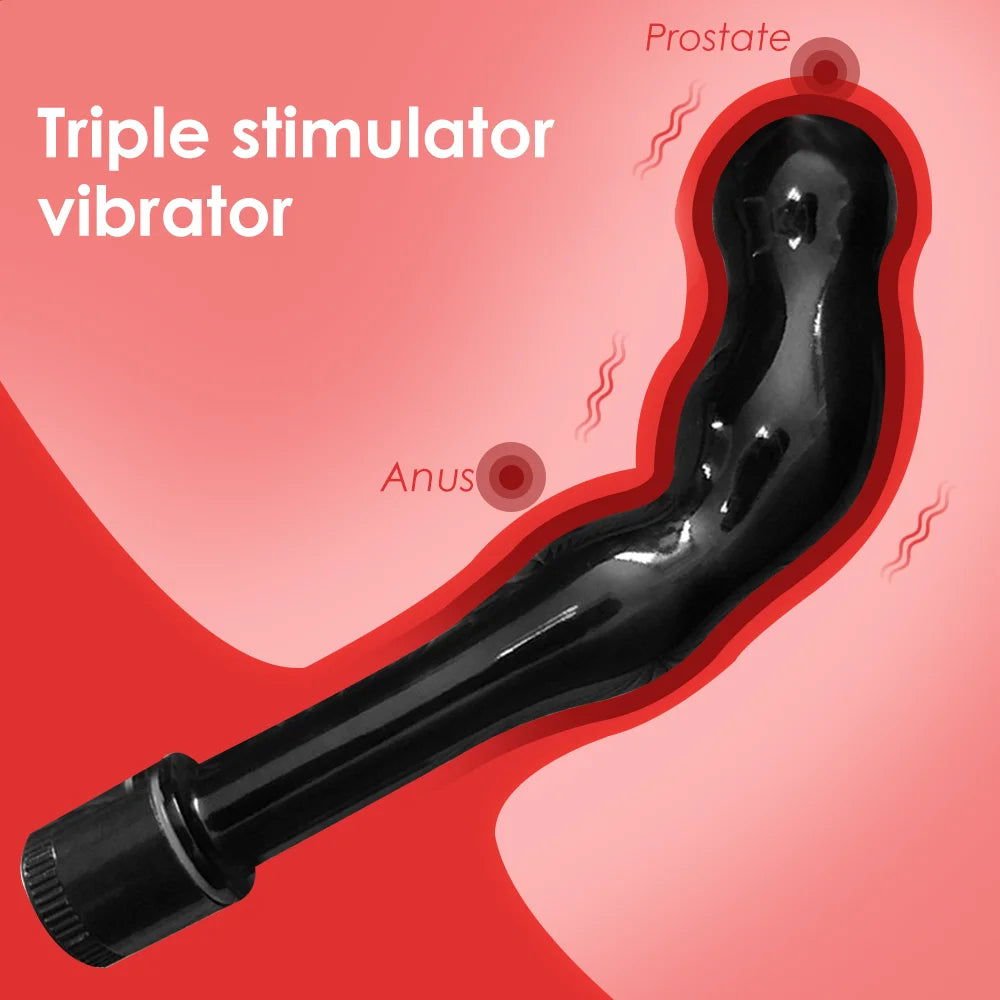 Premium Intense Curved Anal Vibrator