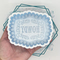 Howdy Belt Buckle Freshie Mold