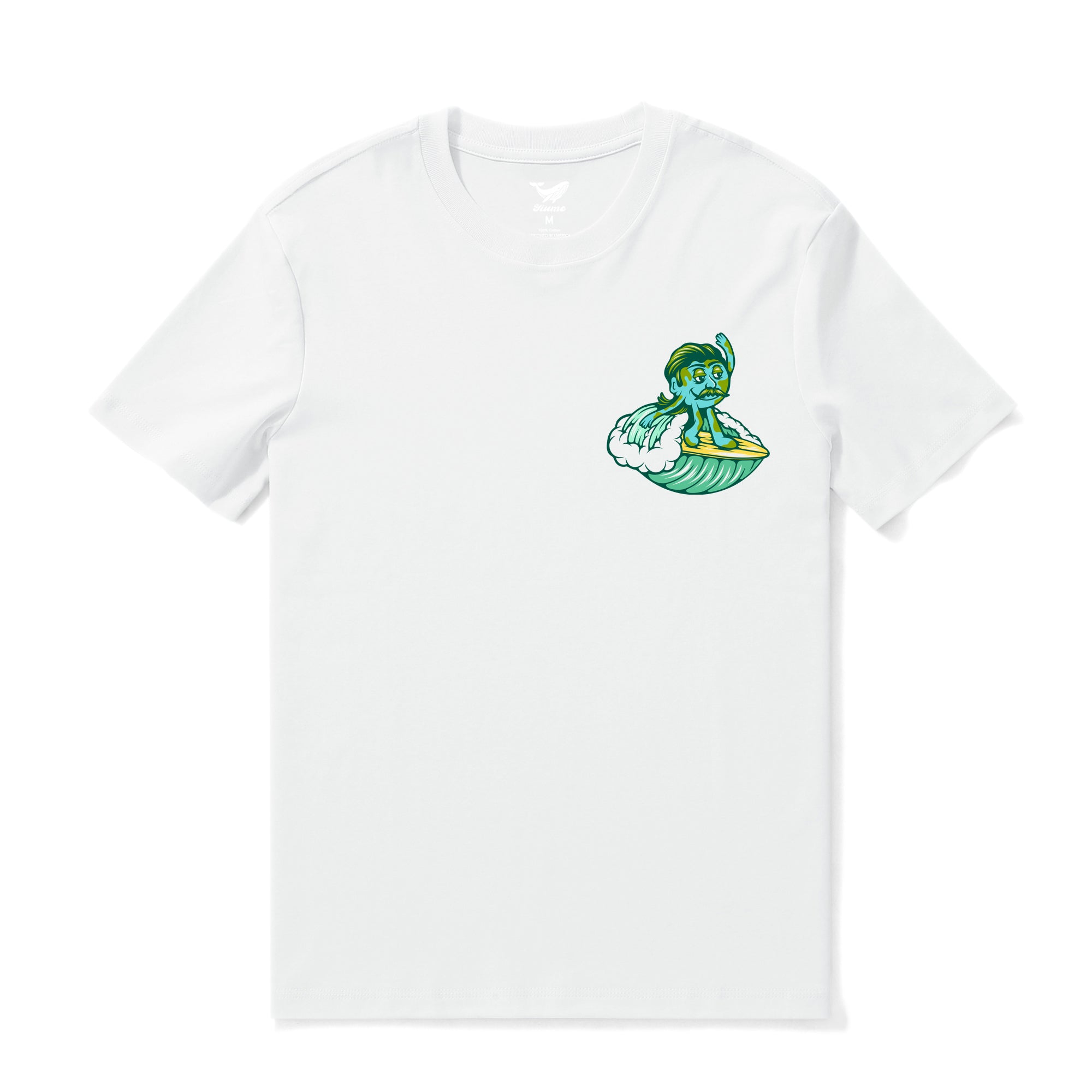 Camiseta hawaiana para hombre Leave It Better By Loindaflow, cuello redondo, 100% algodón - BLANCO