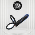 Enhanced Vibrating Pleasure Penis Ring Butt Plug Dildo