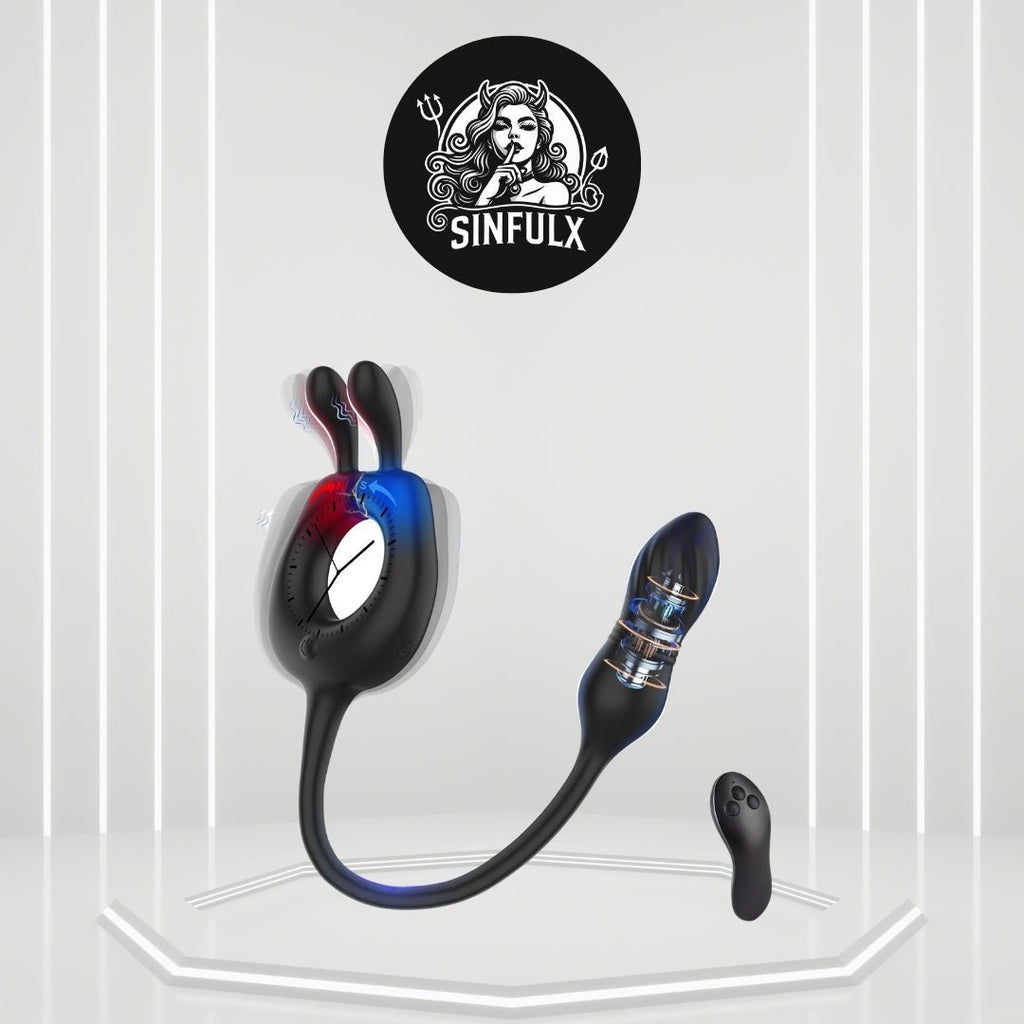 SereneWhirl Thrusting Prostate & Penis Ring Massager
