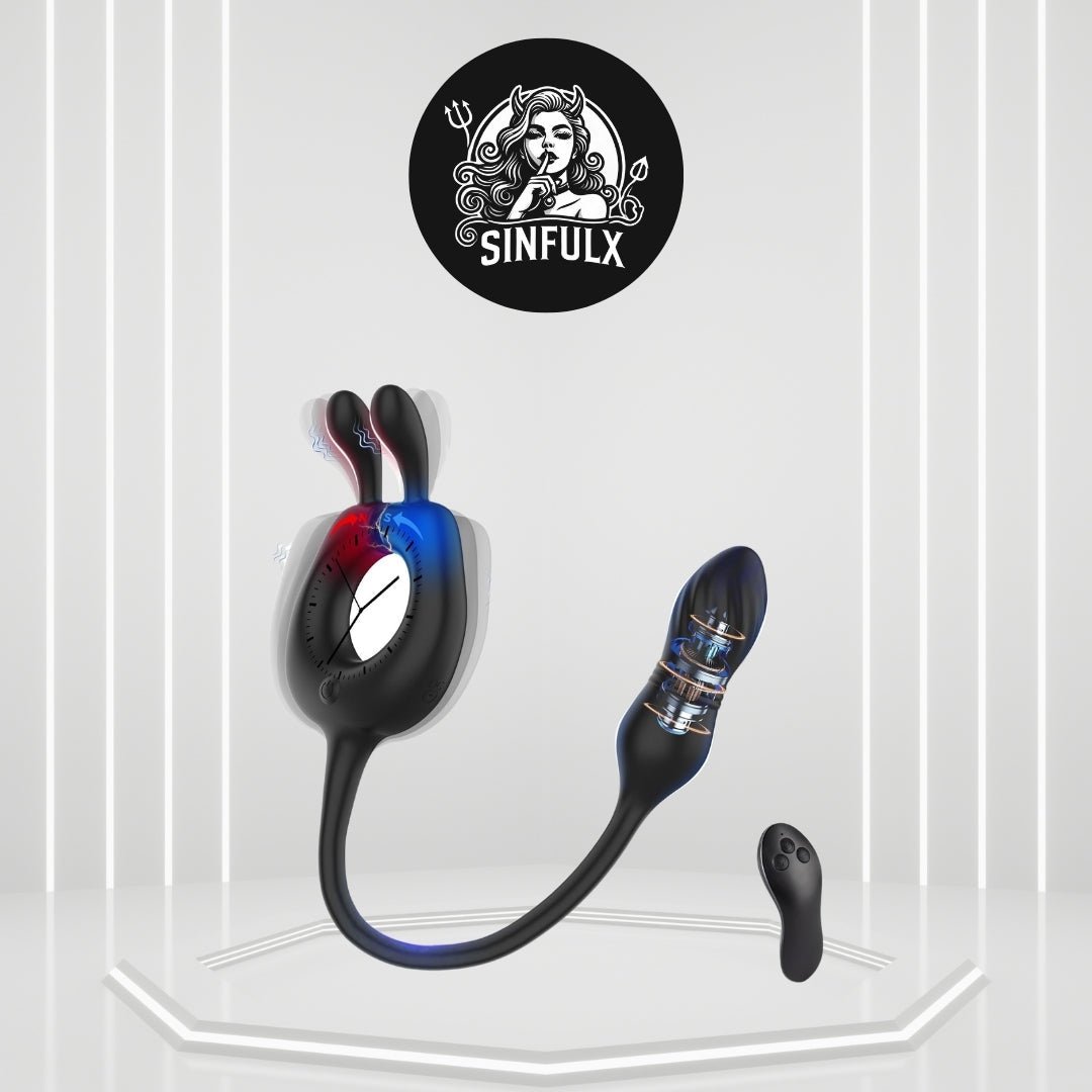 SereneWhirl Thrusting Prostate & Penis Ring Massager