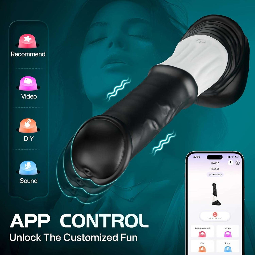 Remote Control Monster Dildo Vibrator