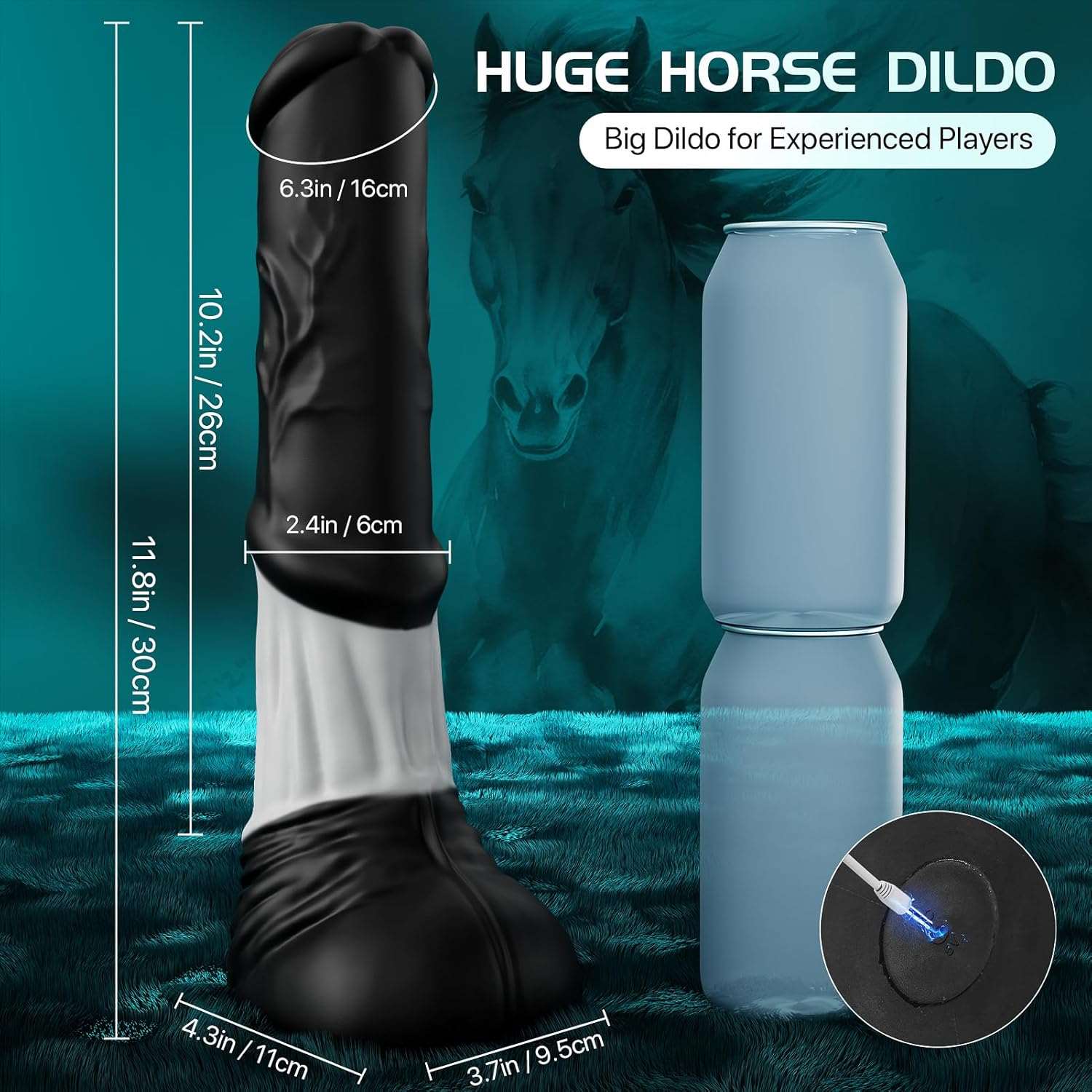 Remote Control Monster Dildo Vibrator