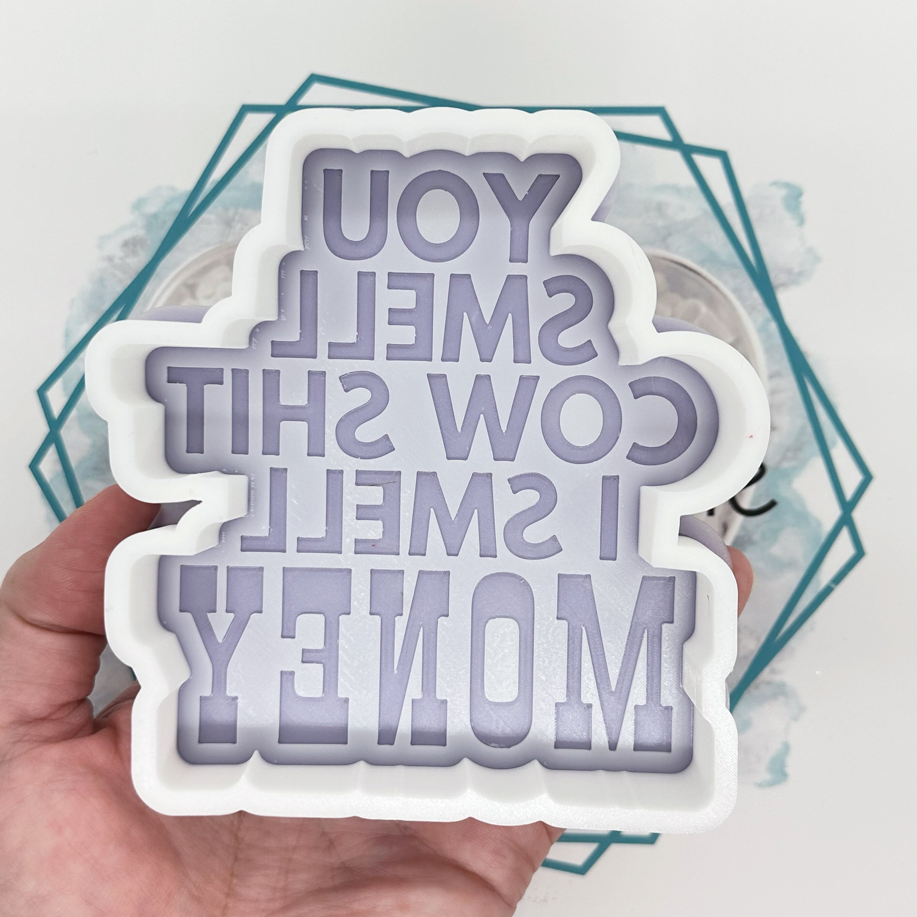 Cow Shit Freshie Mold