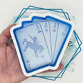 Western Playing Cards Freshie Mold