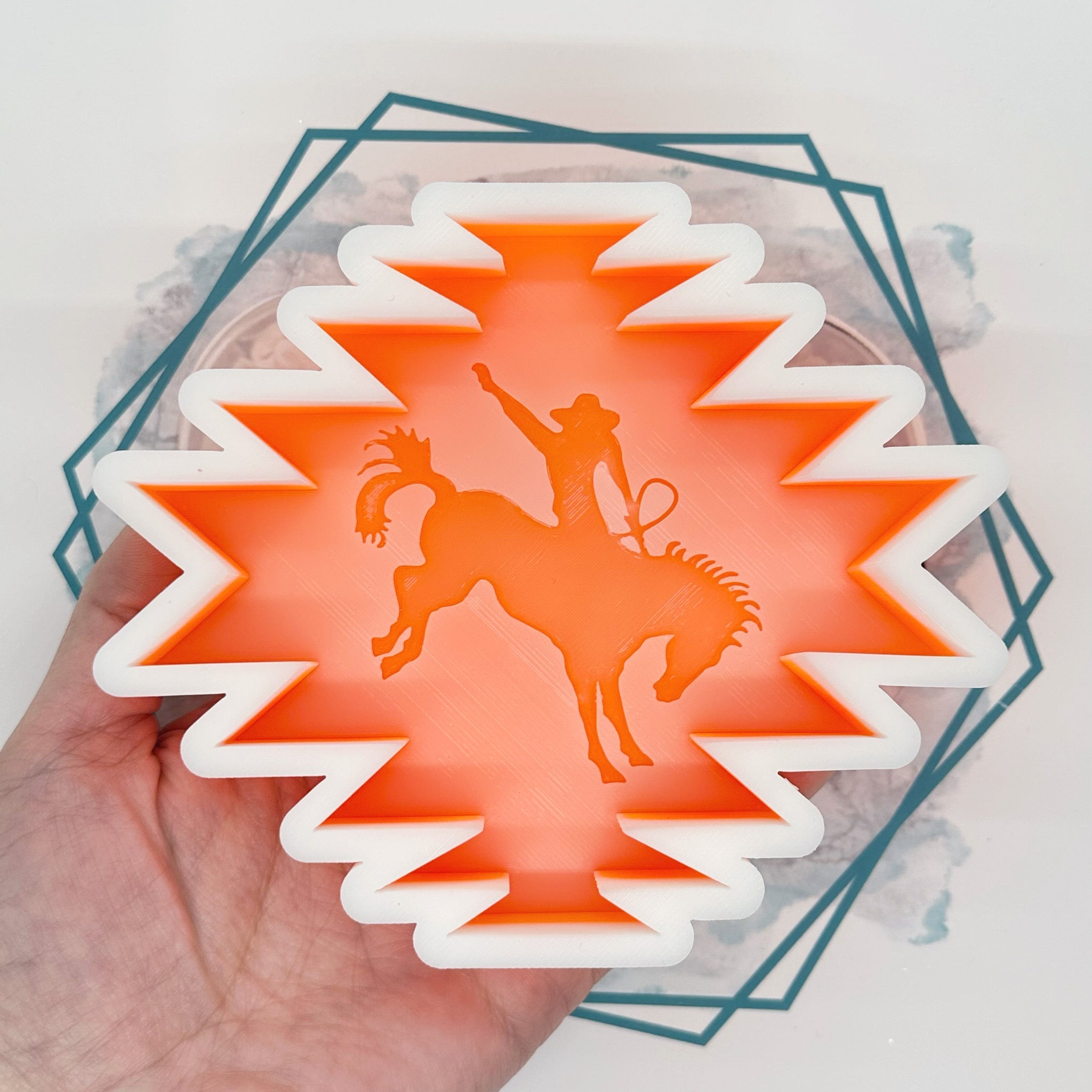 Aztec Cowboy Freshie Mold