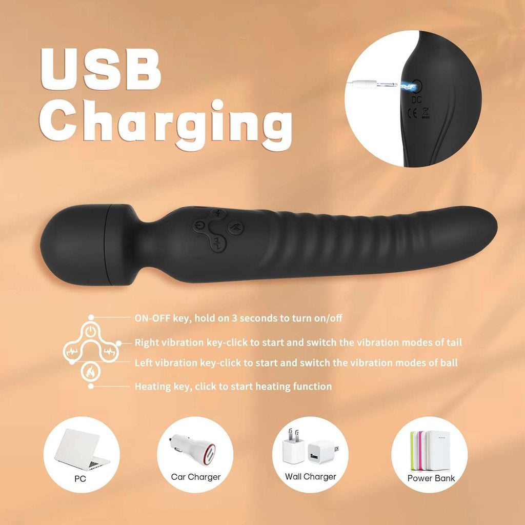EcstasyCurve G-Spot Vibrator Sex Wand