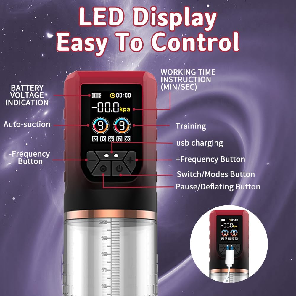 EcstasyVault Electric Penis Vacuum Pump