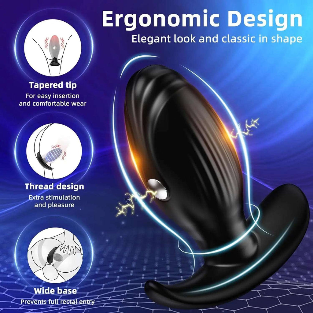 Electric Shock Butt Plug Vibrator