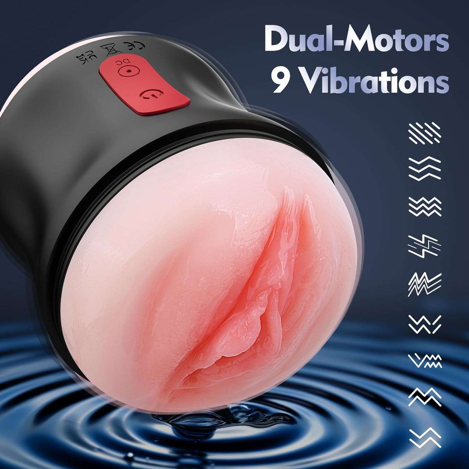 EuphoricBond Open Ended Vibrating Male Masturbator
