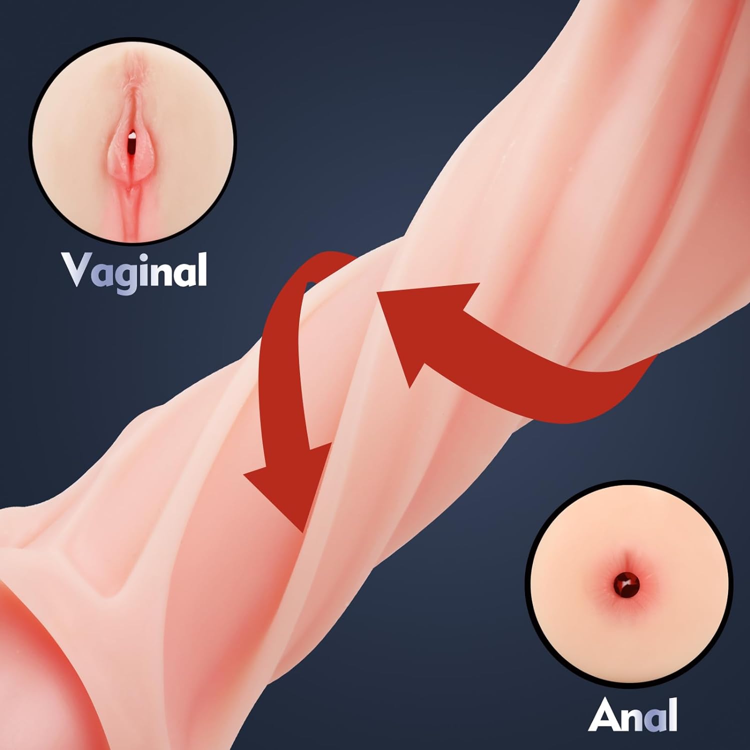 EuphoricBond Open Ended Vibrating Male Masturbator