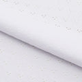 Eyelet Polyester Spandex Jacquard Fabric | Blue Moon Fabrics