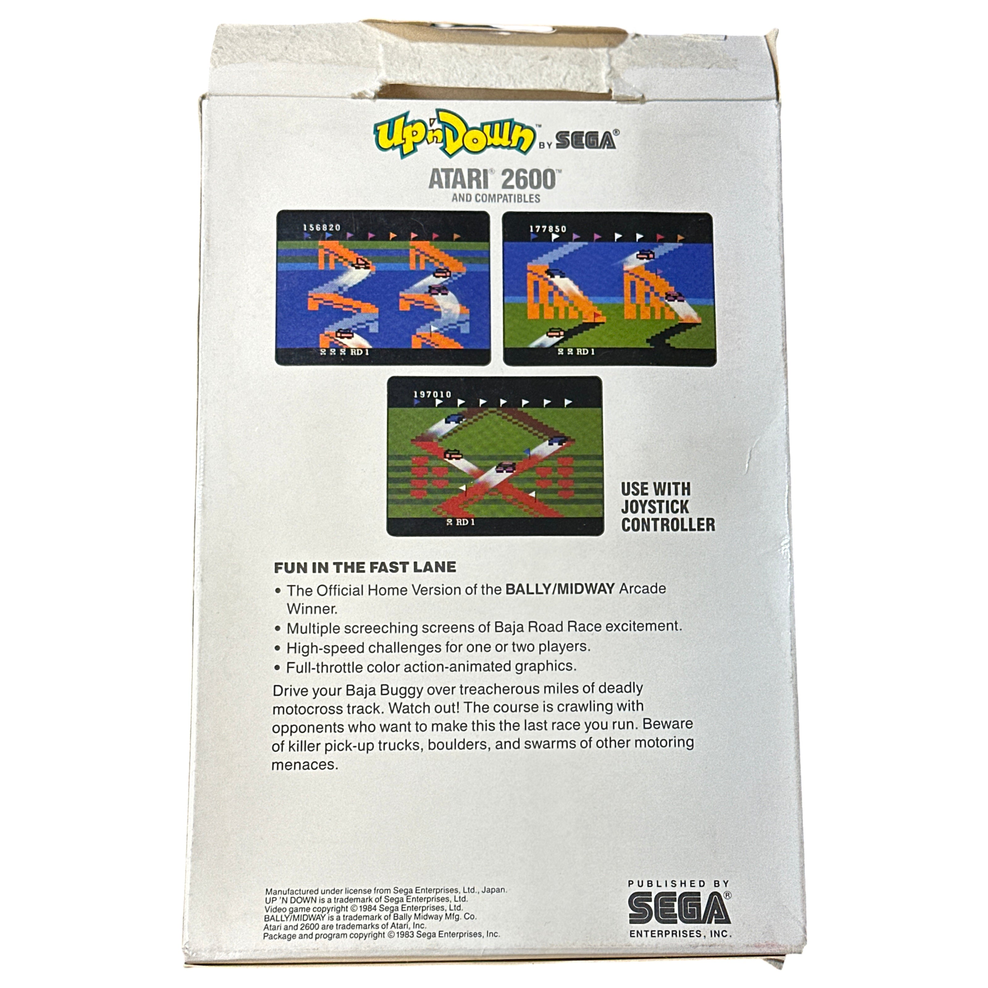 Up 'n Down - Atari 2600 (RARO)
