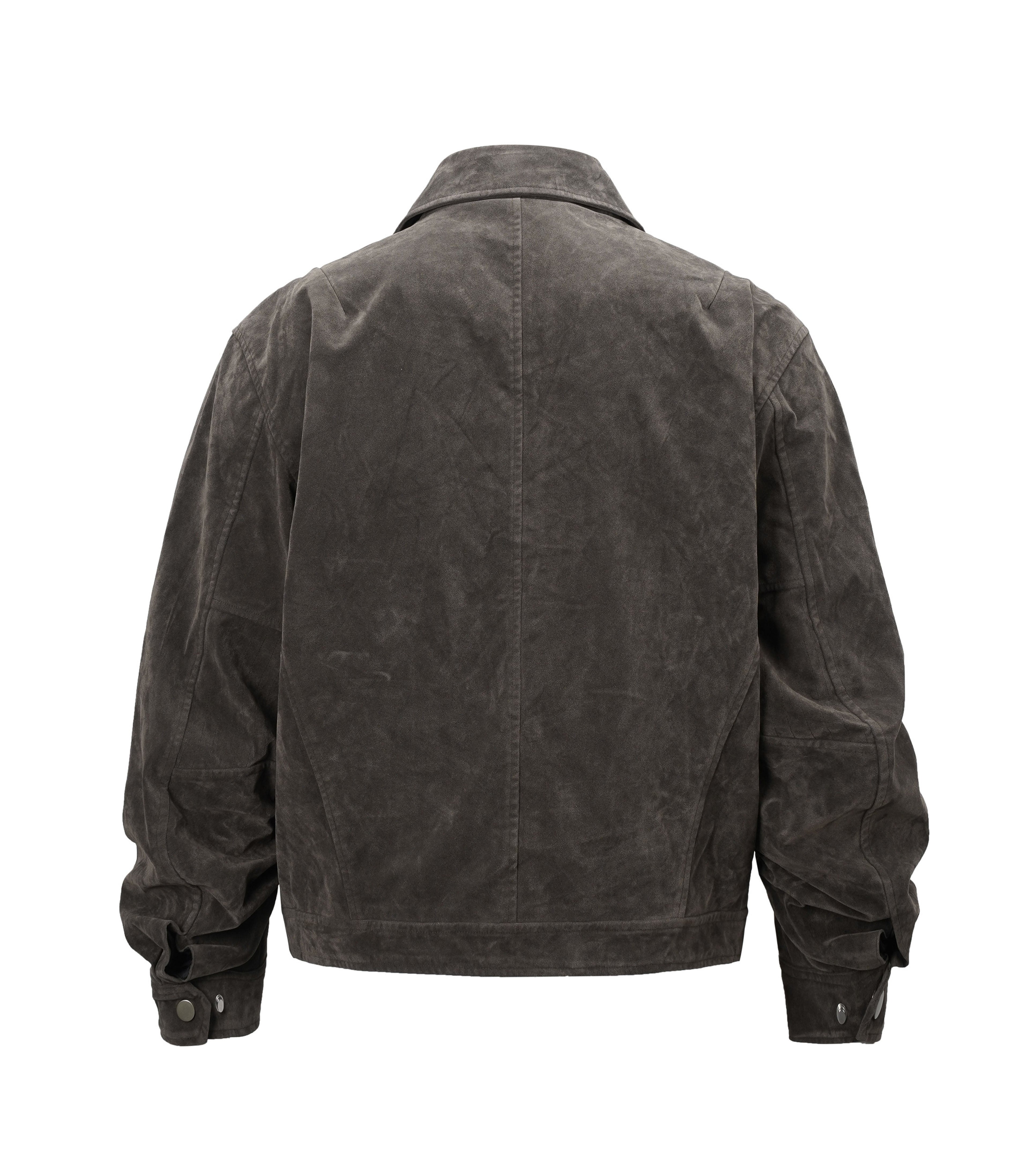 BROWN SUEDE WORK JACKET