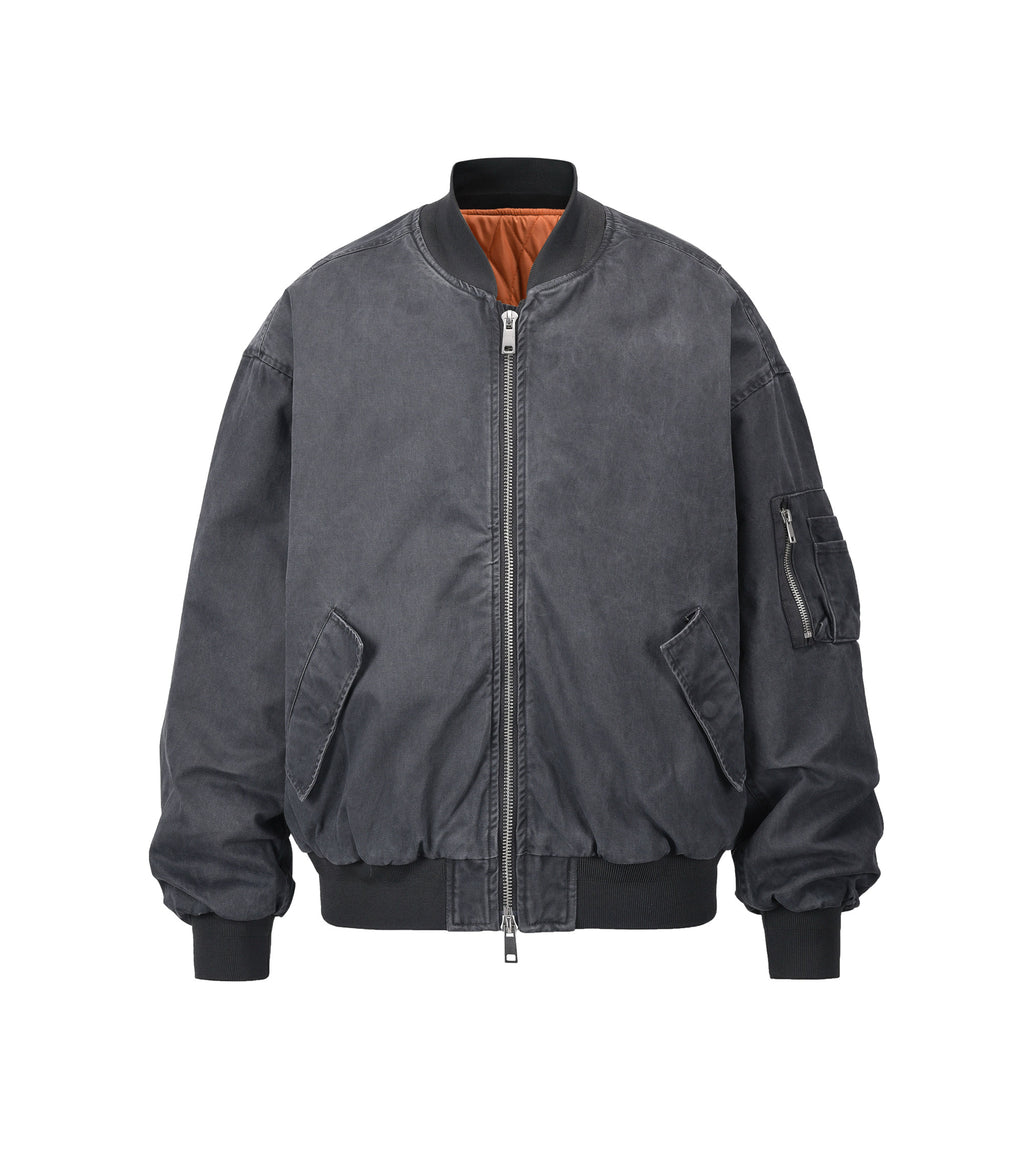 VINTAGE BOMBER JACKET MA1 [BLACK]