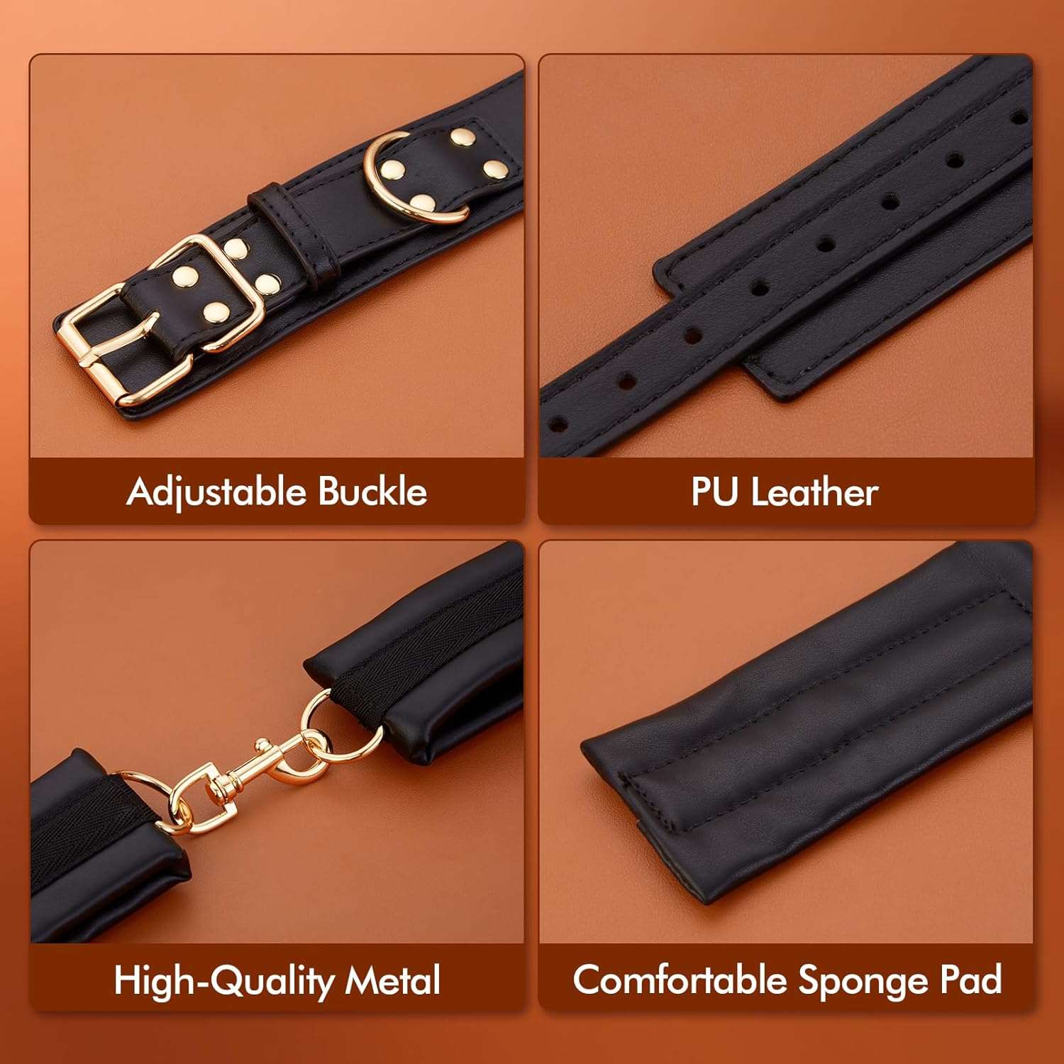 Full-Body Neck-to-Ankle BDSM Restraint Kit