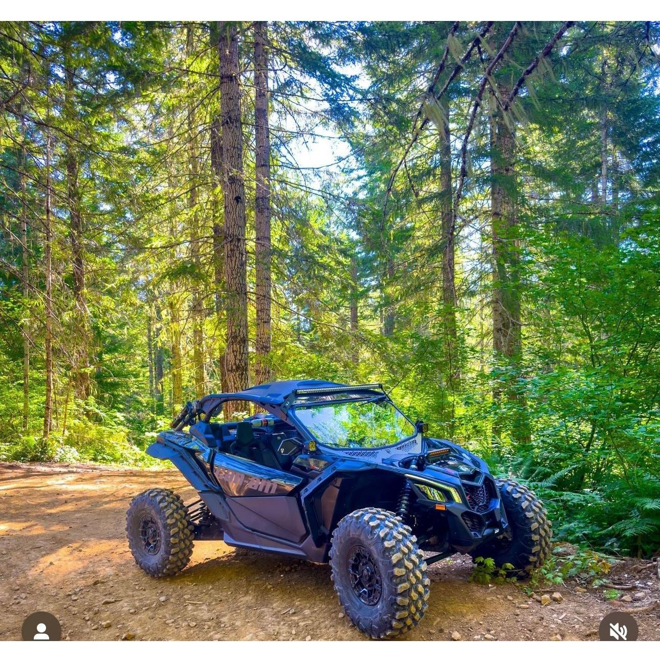 2017-2026 Can Am X3 Full Glass Windshield - Two Vent