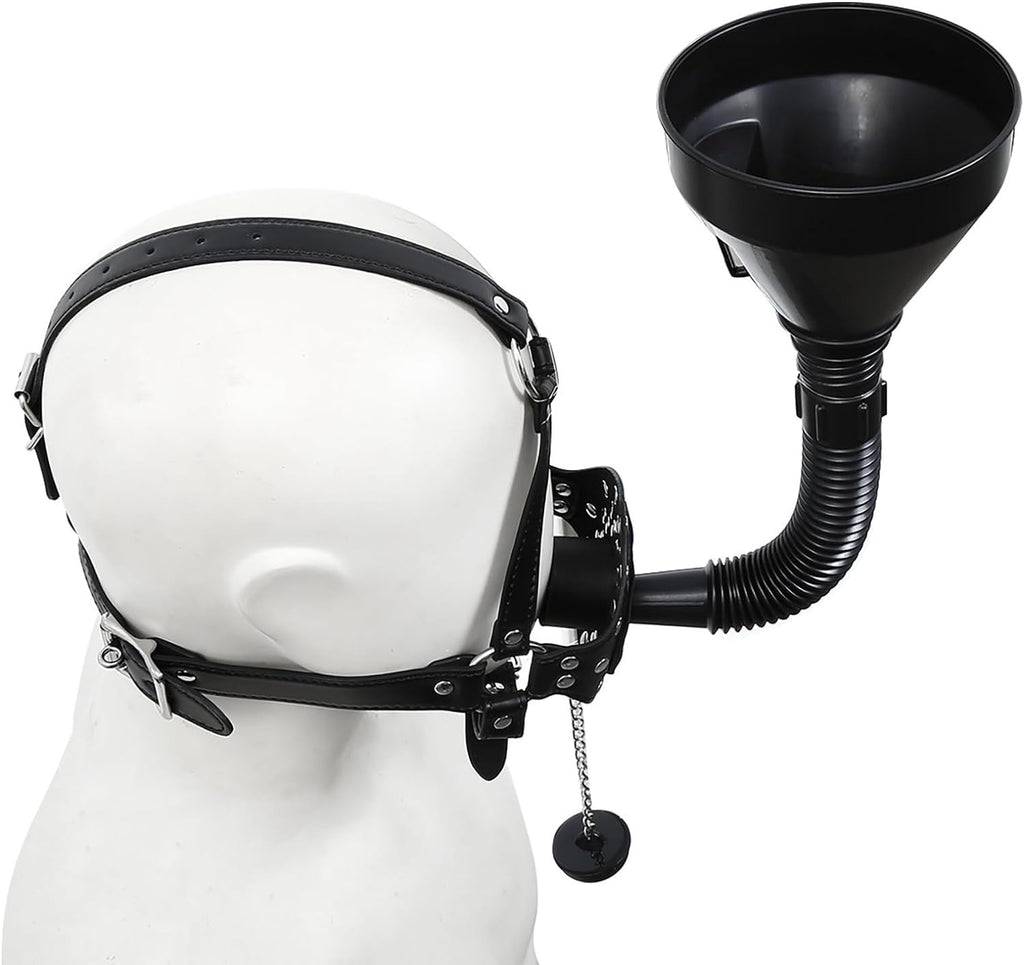 Extreme BDSM Funnel Sex Mask