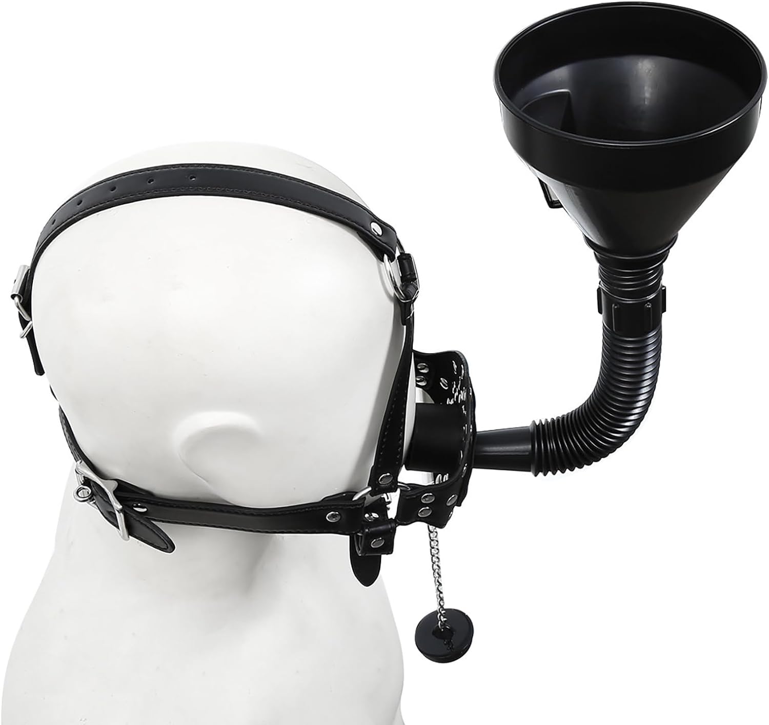 Extreme BDSM Funnel Sex Mask