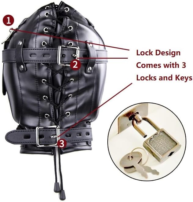 Extreme BDSM Full Face Sex Mask