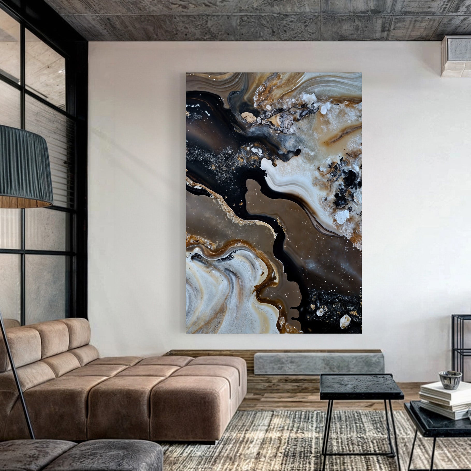 Canvas Print: "Geode Whispers II"