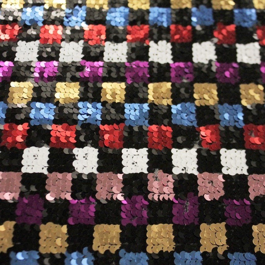 Glistenup Stretch Mesh Sequin Fabric | Blue Moon Fabrics