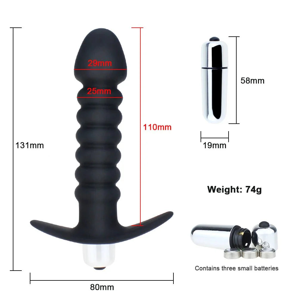 FlexCore Prostate Vibrating Butt Plug
