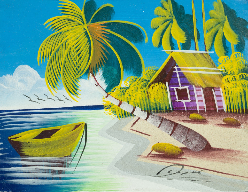 Haitian Painting Seaside Repose