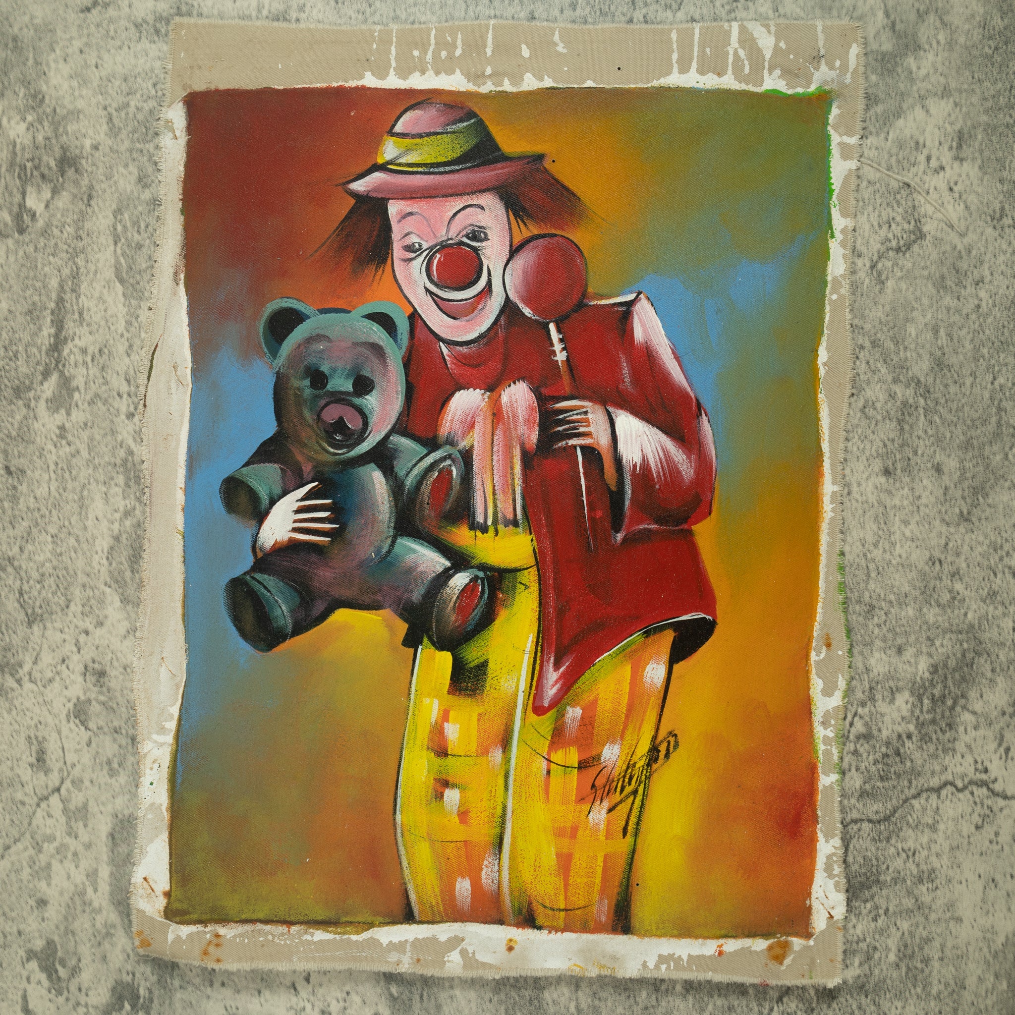 Haitian Painting Joyful Jester