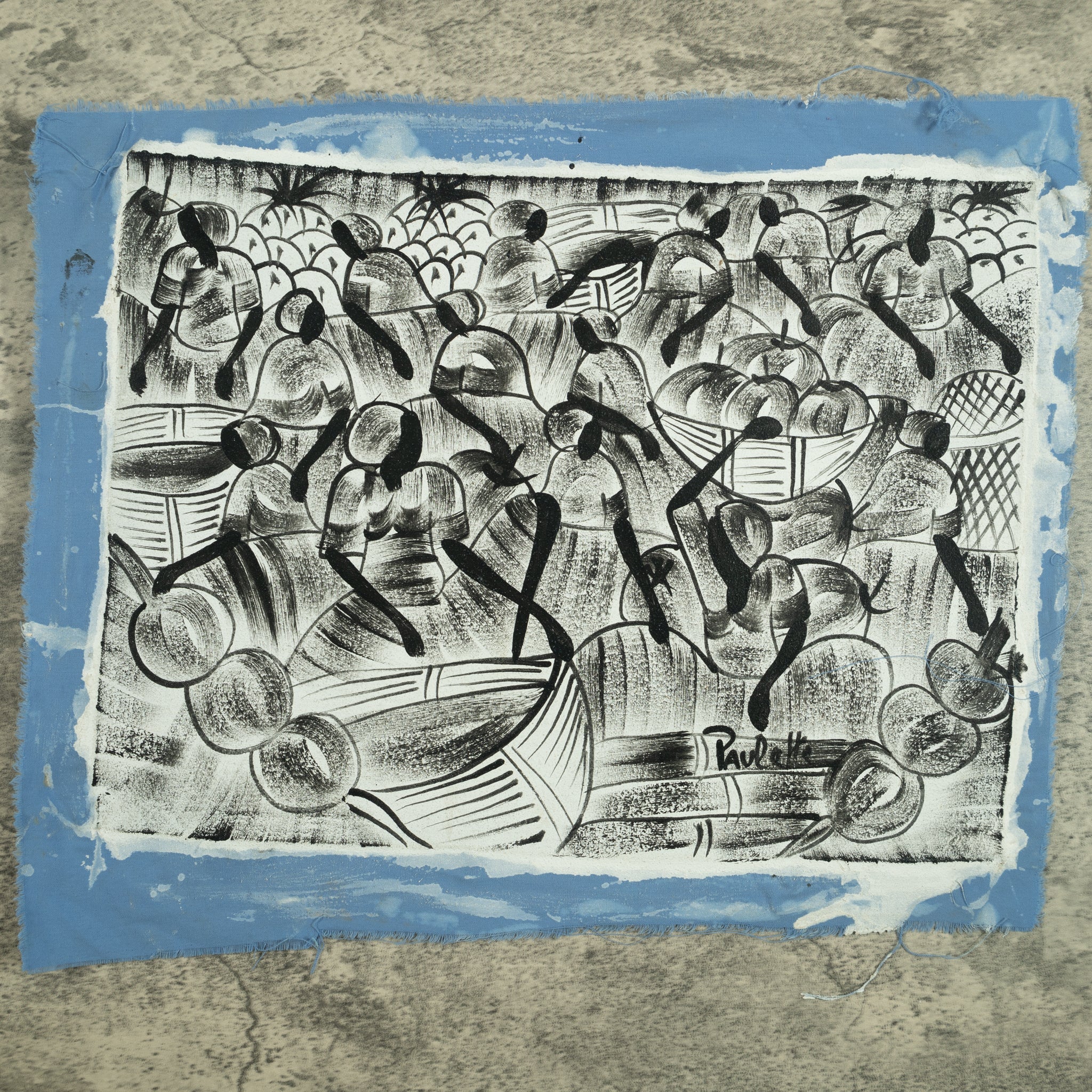 Haitian Painting Marketplace Mosaic